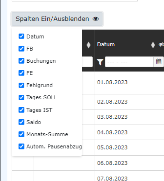 Buchungsliste_Spaltenausblenden