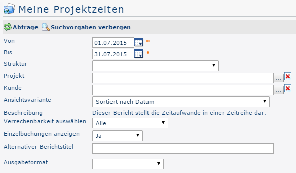 MeineProjektzeiten_Suchmaske