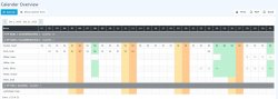 management_calender overview_with grouping