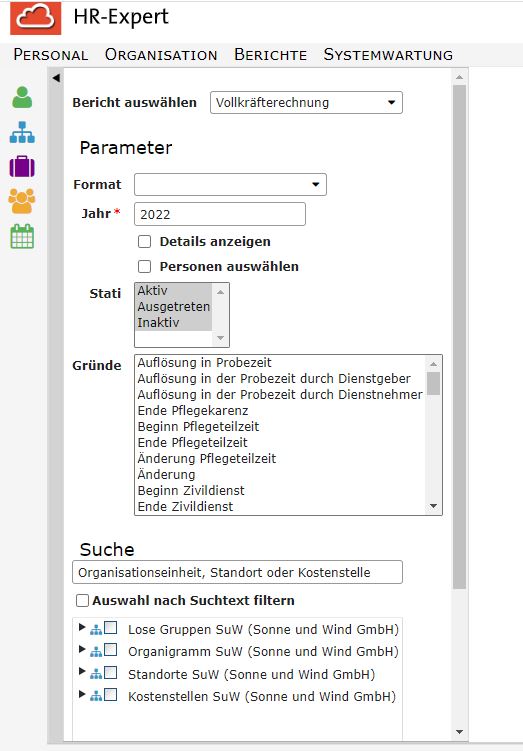 Berichte_Mitarbeiterstatus_Vollkräfterechnung