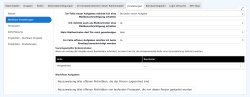 Person bearbeiten - Einstellungen - Workflow