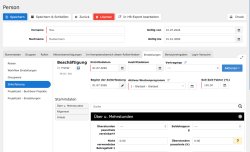 Person - Zeiterfassung 2a angelegt