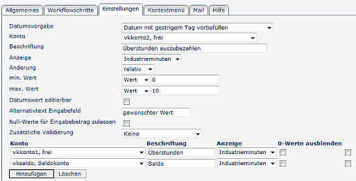 Kontokorrektur_Einstellungen