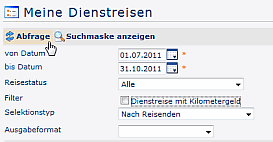 MeineDienstreisen_Abfragemaske