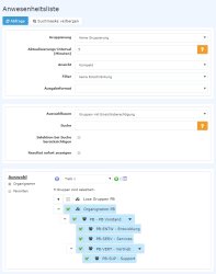 Anwesenheitsliste 1