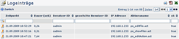 Logeintraege