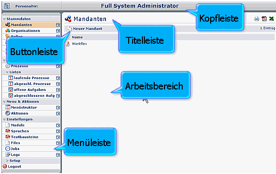 Admin_Oberflaeche