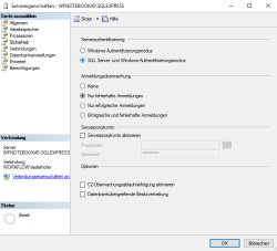 Installation SQL Manag Studio 12